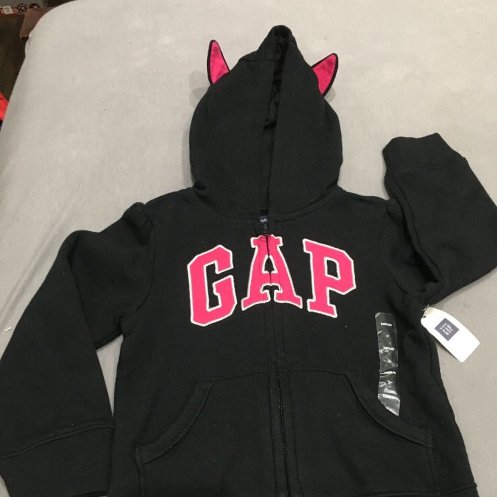 BabyGap LOGO Kitty Hoodie Sweatshirt size 4T